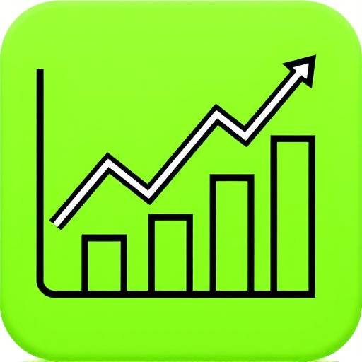 Icon of financial charts and graphs