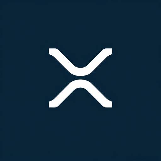 The XRP logo, a stylized version of the letters XRP.